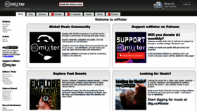 What Ccmixter.org website looked like in 2021 (3 years ago)