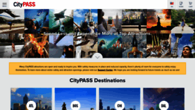 What Citypass.com website looked like in 2021 (3 years ago)