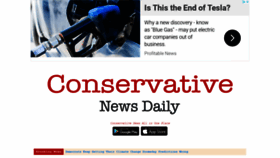 What Conservativenewsdaily.net website looked like in 2021 (5 years ago)