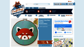 What Craftfoxes.com website looked like in 2021 (3 years ago)