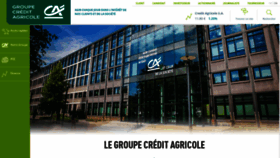 What Credit-agricole.com website looked like in 2021 (3 years ago)