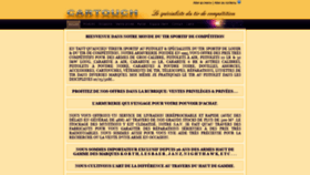 What Cartouch-france.com website looked like in 2021 (3 years ago)