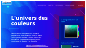 What Code-couleur.com website looked like in 2021 (3 years ago)