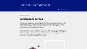 What Ciechanow.ski website looked like in 2021 (3 years ago)
