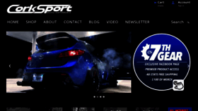 What Corksport.com website looked like in 2021 (3 years ago)
