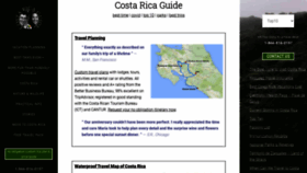 What Costa-rica-guide.com website looked like in 2021 (3 years ago)