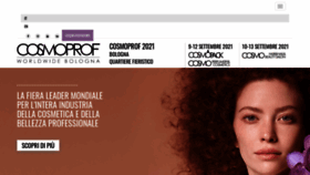 What Cosmoprof.com website looked like in 2021 (3 years ago)