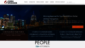 What Cozen.com website looked like in 2021 (3 years ago)