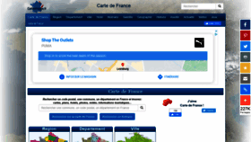 What Cartesfrance.fr website looked like in 2021 (3 years ago)
