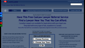 What Canlaw.com website looked like in 2021 (3 years ago)
