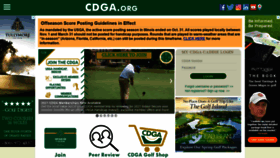 What Cdga.org website looked like in 2021 (3 years ago)