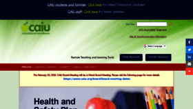 What Caiu.org website looked like in 2021 (3 years ago)