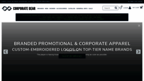 What Corporategear.com website looked like in 2021 (3 years ago)