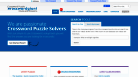 What Crosswordgiant.com website looked like in 2021 (3 years ago)