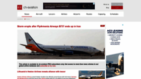 What Ch-aviation.com website looked like in 2021 (3 years ago)