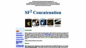 What Concatenation.org website looked like in 2021 (3 years ago)
