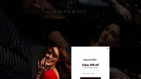 What Charriol.com website looked like in 2021 (3 years ago)