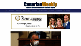 What Canarianweekly.com website looked like in 2021 (3 years ago)