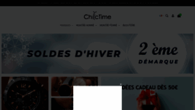 What Chic-time.fr website looked like in 2021 (3 years ago)