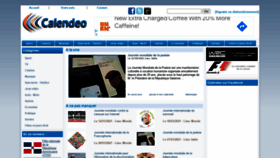 What Calendeo.com website looked like in 2021 (3 years ago)