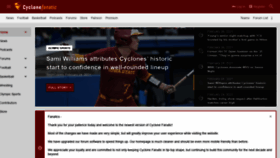 What Cyclonefanatic.com website looked like in 2021 (3 years ago)