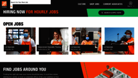 What Careers.homedepot.com website looked like in 2021 (3 years ago)