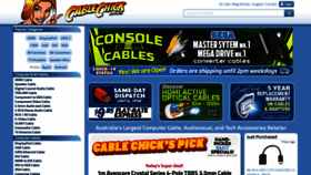 What Cablechick.com.au website looked like in 2021 (3 years ago)