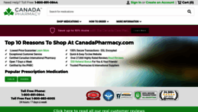 What Canadapharmacy.com website looked like in 2021 (3 years ago)