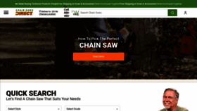 What Chainsawsdirect.com website looked like in 2021 (3 years ago)
