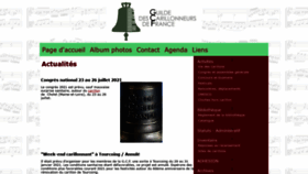 What Carillonneur.fr website looked like in 2021 (3 years ago)