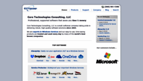 What Coretechnologies.com website looked like in 2021 (3 years ago)
