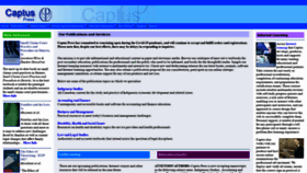 What Captus.com website looked like in 2021 (3 years ago)