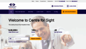 What Centreforsight.net website looked like in 2021 (3 years ago)