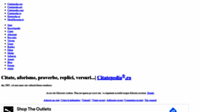 What Citatepedia.ro website looked like in 2021 (3 years ago)