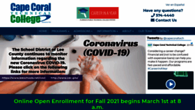 What Capecoraltech.edu website looked like in 2021 (3 years ago)