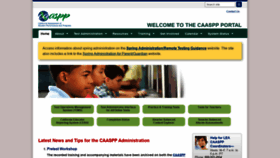 What Caaspp.org website looked like in 2021 (3 years ago)