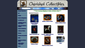 What Cherishedcollectibles.com website looked like in 2021 (3 years ago)