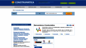 What Construmatica.com website looked like in 2021 (3 years ago)