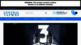 What Centralvapors.com website looked like in 2021 (3 years ago)