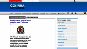 What Confiraconcursos.com.br website looked like in 2021 (3 years ago)