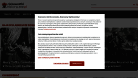 What Ciekawostkihistoryczne.pl website looked like in 2021 (3 years ago)