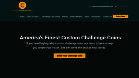 What Customchallengecoins.net website looked like in 2021 (4 years ago)