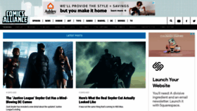 What Comicsalliance.com website looked like in 2021 (3 years ago)