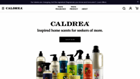 What Caldrea.com website looked like in 2021 (3 years ago)