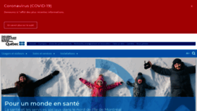 What Ciusssnordmtl.ca website looked like in 2021 (3 years ago)