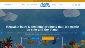What Charliebanana.com website looked like in 2021 (3 years ago)
