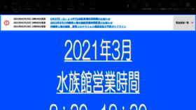 What Churaumi.okinawa website looked like in 2021 (3 years ago)