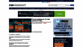 What Cioinsight.com website looked like in 2021 (3 years ago)