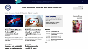 What Cb.cz website looked like in 2021 (3 years ago)