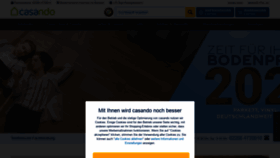 What Casando.de website looked like in 2021 (5 years ago)